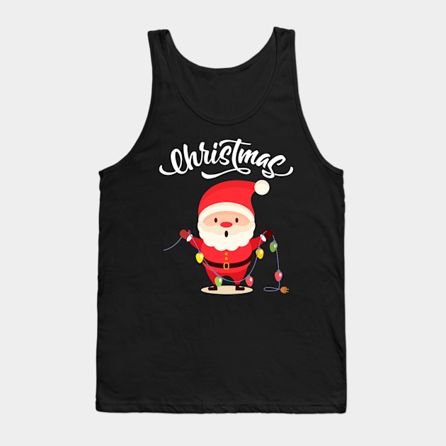 Funny Matching Christmas Sweaters. Couples Christmas Sweatshirts. Tank Top by KsuAnn